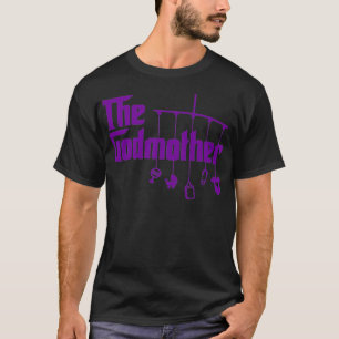 Camiseta A Madrinha do Novo Bebê Engraçado Pun Premium