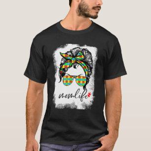 Camiseta A Mãe Autista Consciente do Autismo Vida Mulheres
