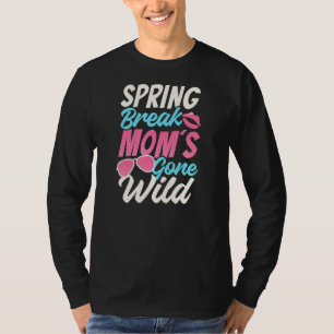 Camiseta A Mãe da primavera caiu numa brecha de primavera s