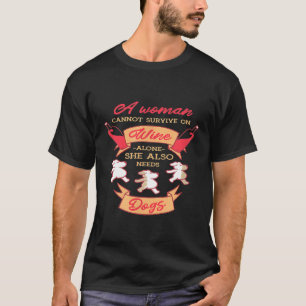 Camiseta A mãe de cachorro adora a mãe do cachorro para o a