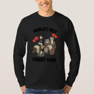 Camiseta A mãe de Pet Ferret 1 é a melhor do mundo
