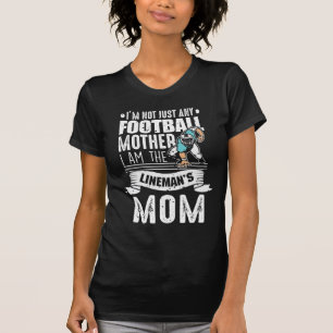 Camiseta A Mãe do Filho Lineman do futebol