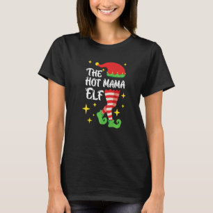 Camiseta A mãe e a elfo da mamãe quentes