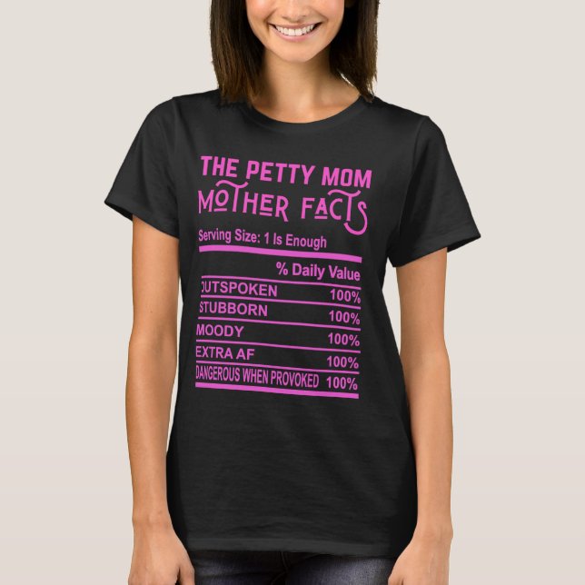 Camiseta A Mãe Engraçada Fala A Verdade Da Gag, A Mente (Frente)