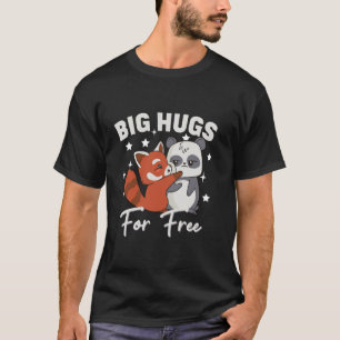 Camiseta A mãe grátis abraça o urso Tee Cute engraçado, mãe