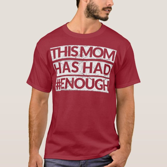Camiseta A Mãe Já Teve O Suficiente De Laranja Anti-Arma (Frente)