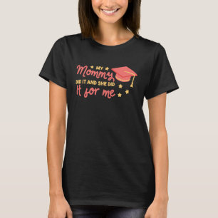 Camiseta A Mãe Licenciada Cita Que A Minha Mamãe O Fez E El