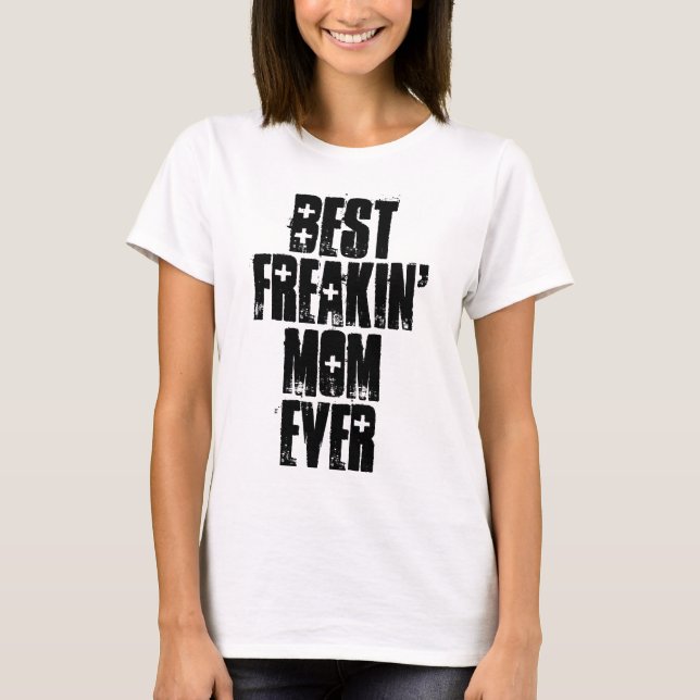 Camiseta A MÃE MELHOR E MÃE NUNCA T-shirts (Frente)