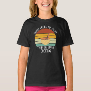 Camiseta A Mãe PERSONALIZADA Me Ama Mais Do Que O Cozinhar