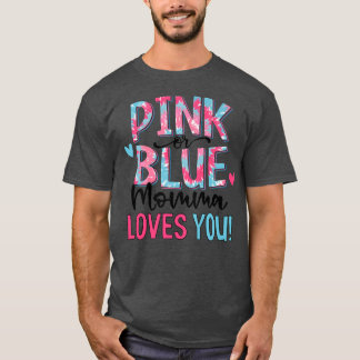 Camiseta A Mãe Rosa Ou Azul Ama-Te Tchau, Sexo De Bebê R