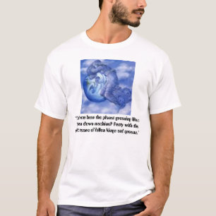Camiseta a Mãe Terra que weeping, "não pode você ouvir o