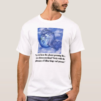 Camiseta a Mãe Terra que weeping, "não pode você ouvir o