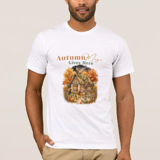 Camiseta A Magia do Outono Vive Aqui