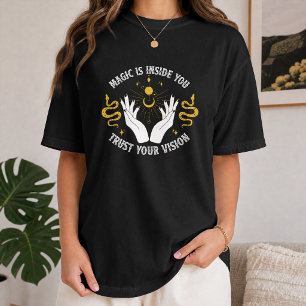 Camiseta A Magia Está Dentro de Você Cobra Mística Lua