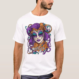 Camiseta A magia Mardi Gras está no ar!