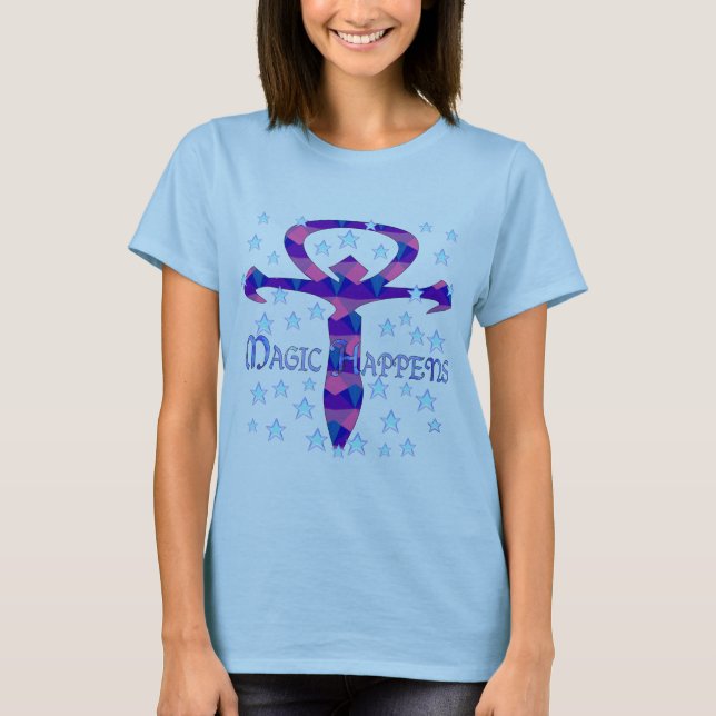 Camiseta A mágica acontece (Frente)