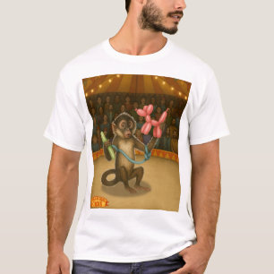 Camiseta A mágica do macaco de balão do Spike