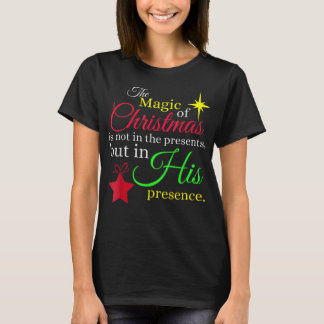 Camiseta A MÁGICA DO NATAL, Jesus Cristão