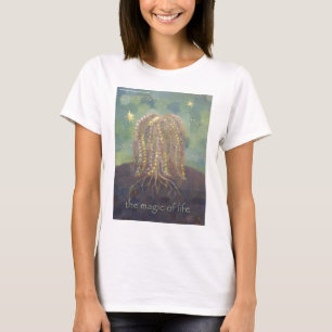 Camiseta "a mágica t-shirt da arte do espírito da vida"