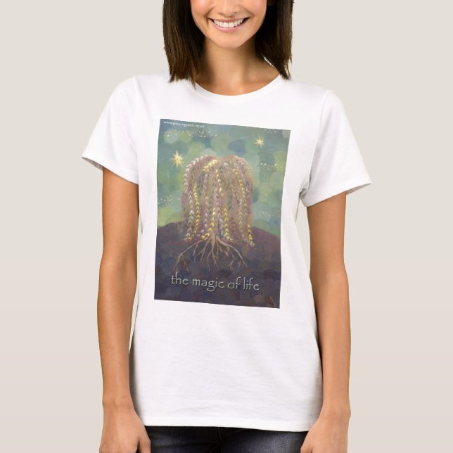 Camiseta "a mágica t-shirt da arte do espírito da vida" (Frente)