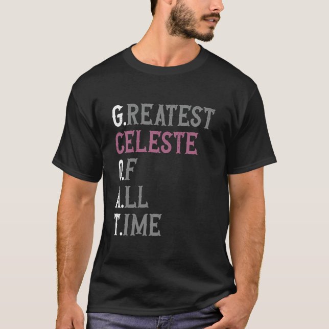 Camiseta A maior Celeste de todos os tempos GOAT Celeste (Frente)