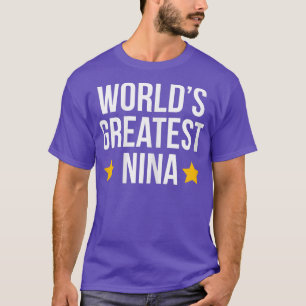 Camiseta A maior das mulheres do mundo, Nina Avó, mães engr