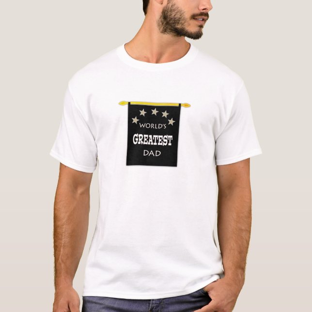 Camiseta A maior faixa de Pais do mundo (Frente)