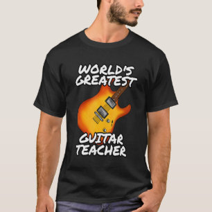 Camiseta A Maior Professora de Violão do Mundo em Música Gu
