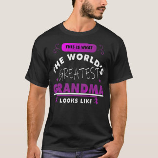 Camiseta a maior vovó rodeia de cavaleiros do mundo