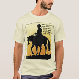 Camiseta A maioria bons de cavalos do passeio dos homens