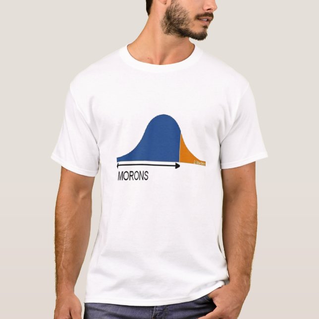 Camiseta A maioria de pessoas são parvos (Frente)