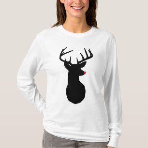 Camiseta A maioria de rena famosa do Sleeved toda por muito