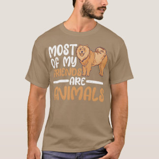 Camiseta A Maioria Dos Meus Amigos São Amigos De Animais