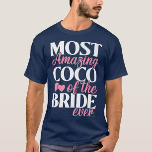 Camiseta A mais espantosa Coco do Casamento da Noiva