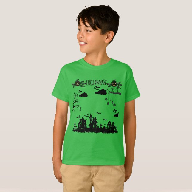 Camiseta A Maldição Oca kelly verde (Frente Completa)