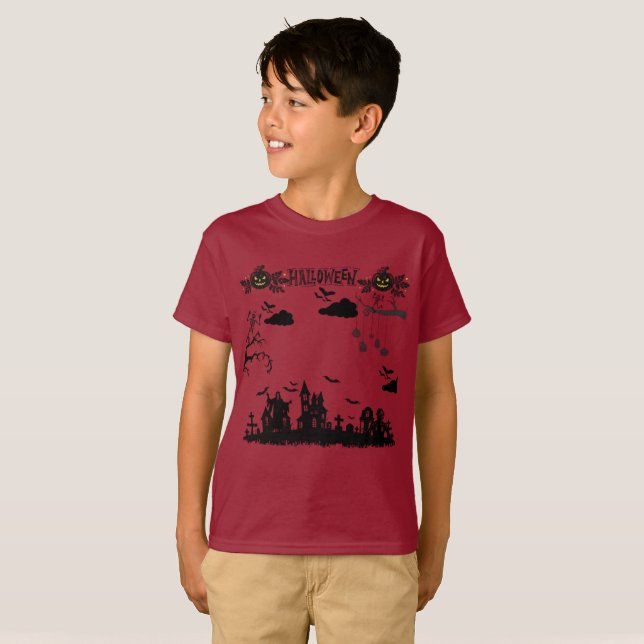 Camiseta A Maldição Oca marrom (Frente Completa)