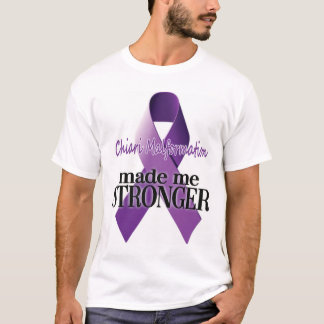 Camiseta A malformação de Chiari fez-me um t-shirt mais