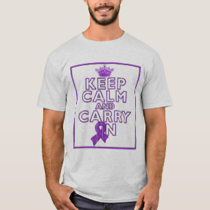 Camiseta A malformação de Chiari mantem a calma e continu
