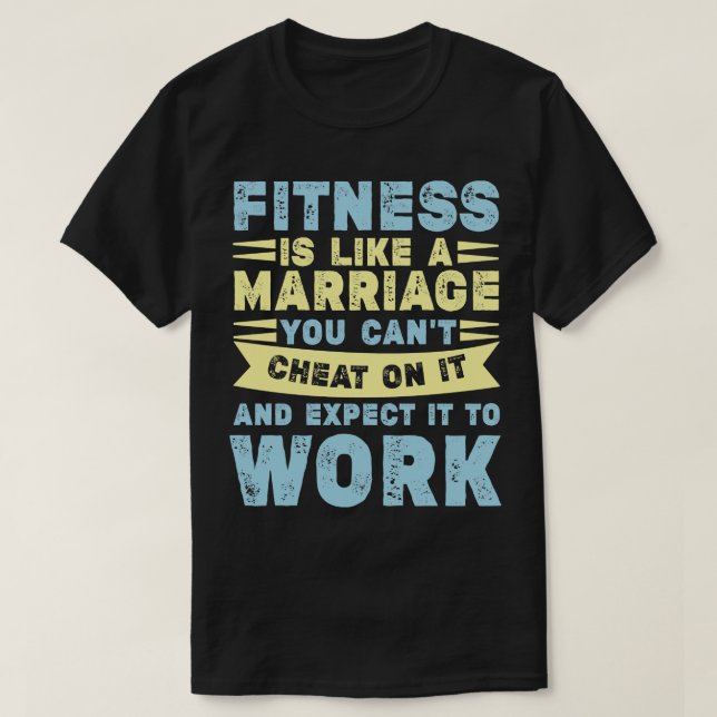 Camiseta A malhação É Como A Cotação De Workout Engraçada P (Frente do Design)