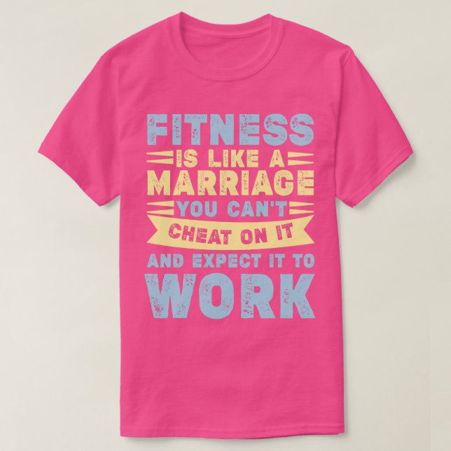 Camiseta A malhação É Como A Cotação De Workout Engraçada P (Frente do Design)