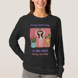 CAMISETA A MALUCA POR PLANTAS É A NOVA MALUCA POR GATOS