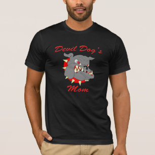 Camiseta A mamã de cão de diabo