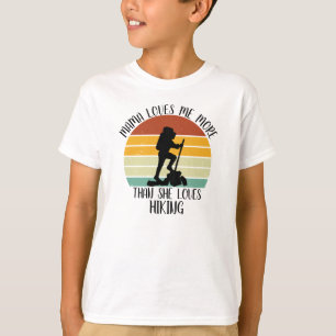 Camiseta A Mama PERSONALIZADA Me Ama Mais Do Que Adora Cami
