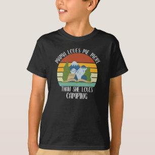 Camiseta A Mama PERSONALIZADA Me Ama Mais Do Que Ela Adora