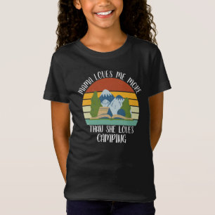 Camiseta A Mama PERSONALIZADA Me Ama Mais Do Que Ela Adora 