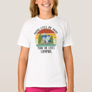 Camiseta A Mama PERSONALIZADA Me Ama Mais Do Que Ela Adora 