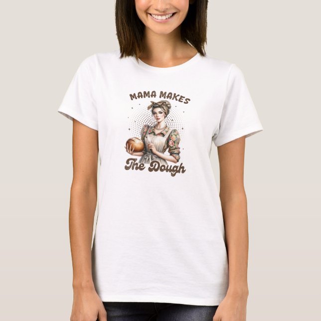 Camiseta A Mamãe Engraçada Faz A Dura (Frente)