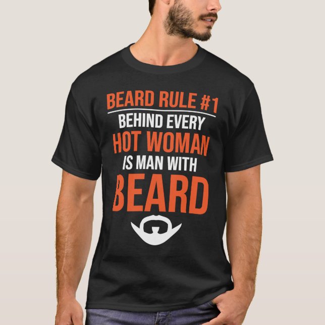 Camiseta A Man With Beard (Frente)