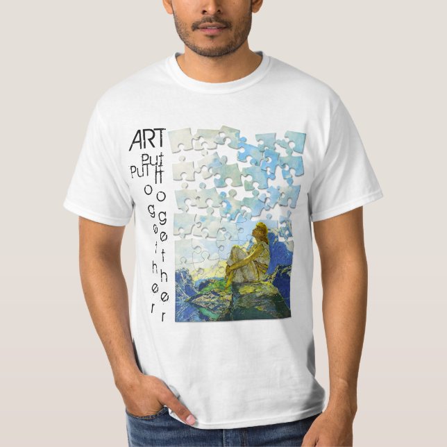 Camiseta A manhã, uniu-o - TShirt (Frente)