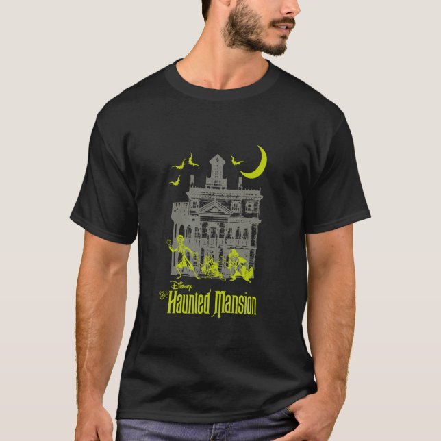 Camiseta A Mansão Assombrada que Ataca os Fantasmas Silhoue (Frente)